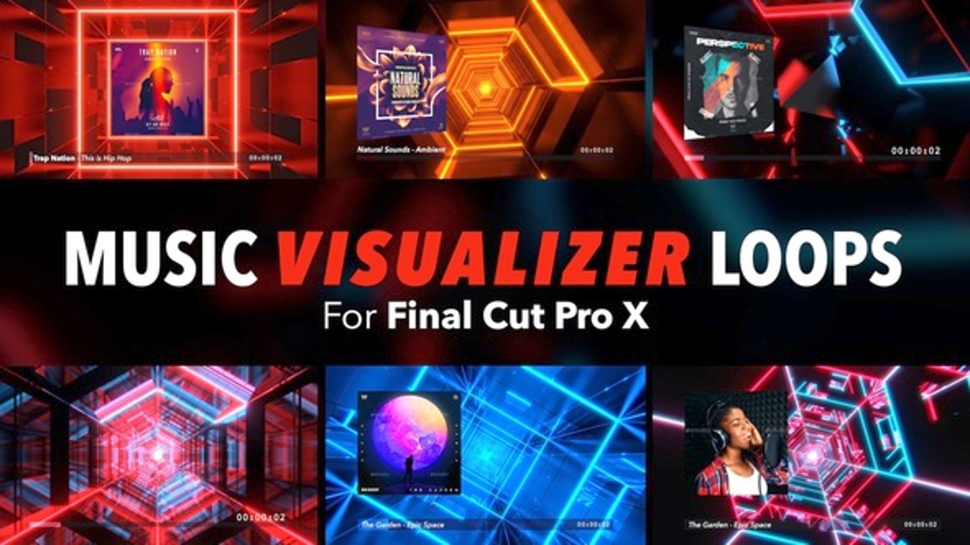 Music Visualizer Loops For Final Cut Pro X, Elements ft. audio